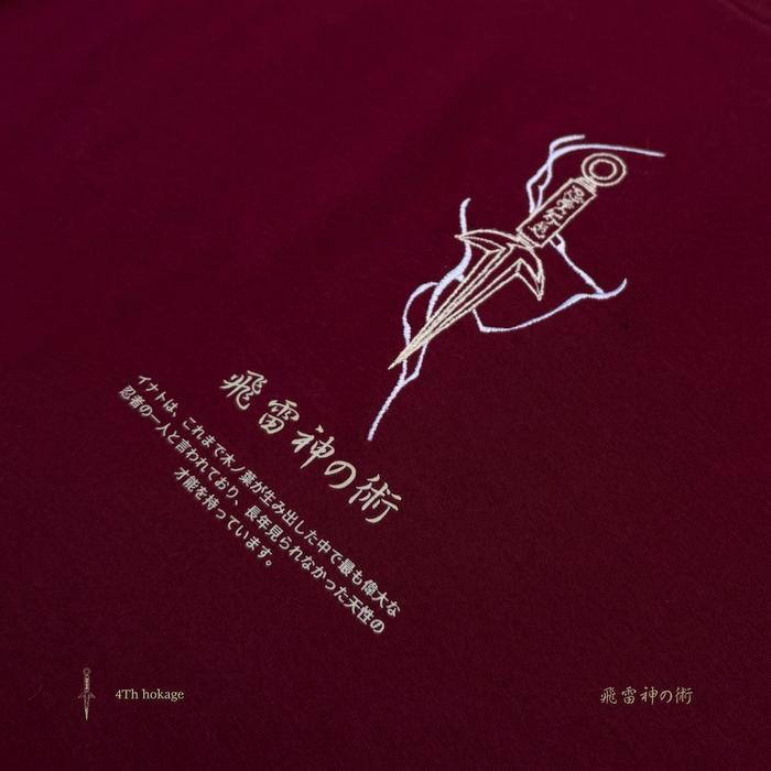 Baju Minato Namikaze Ikuzo.Studio Kaos Anime Yondaime 4Th Hokage Flying Raijin Ikuzo T-Shirt