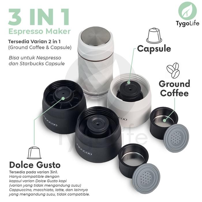 

PAKET BIJI KOPI + ESPRESSO COFFEE MAKER PORTABLE MANUAL MIRIP STARESSO