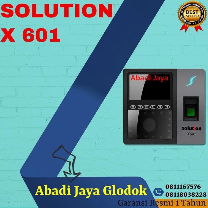 Gercep Solution X 601 Mesin Absensi Terlariss 