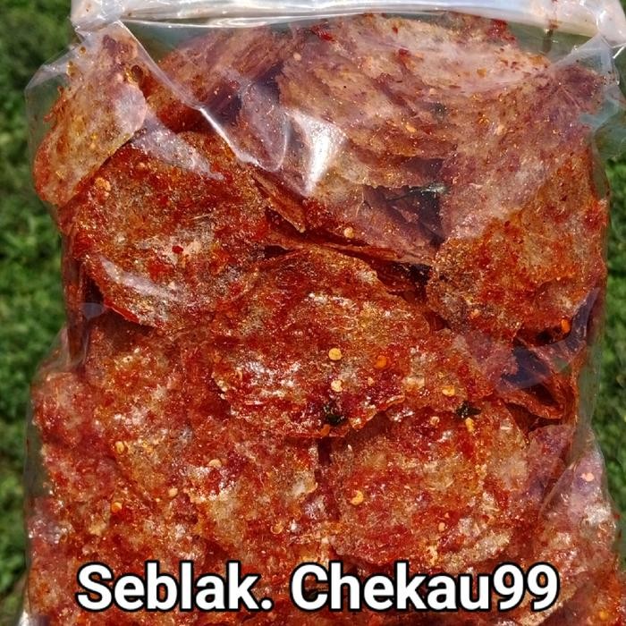 

1KG KERIPIK KACA KRIUK SEBLAK KERING RENYAH FOOD PEDAS SNACK KRIPCA KRIPIK KACA