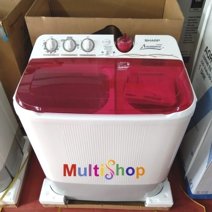 Mesin Cuci 2 Tabung 8KG Sharp EST85CR bogor saja