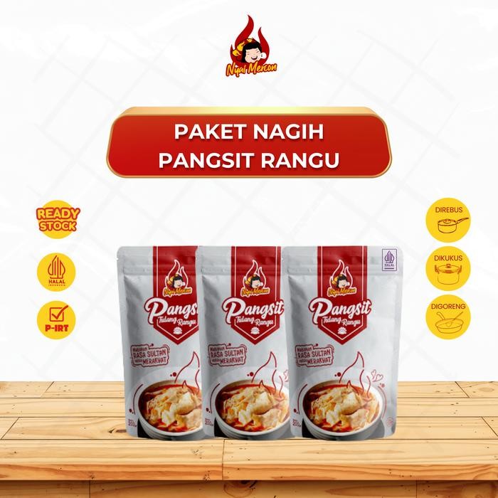 

ORIGINAL Paket (3 Pangsit Rangu) - Nyai Mercon Makanan Instan READY STOCK