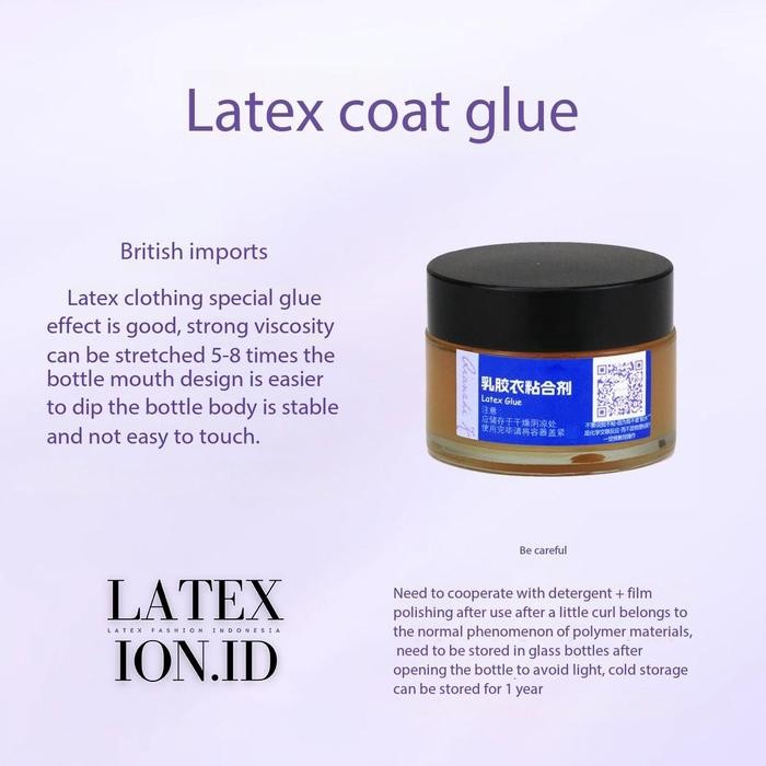 

LATEXION.ID LATEX CLOTHING REPAIR KIT GLUE BAD LATEX RUBBER DIY ADHESIVE LATEX LEM SABUN LATEX