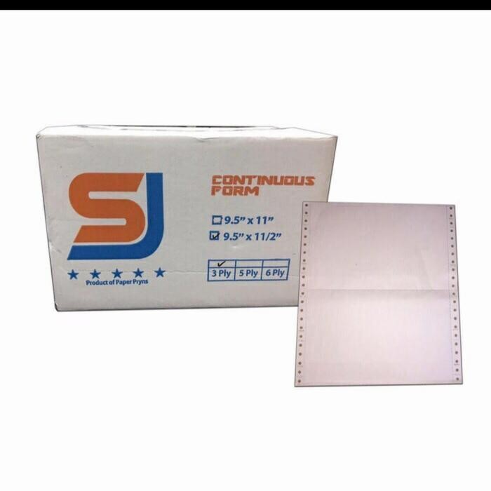 

NEW PRODUK KERTAS CONTINUOUS FORM 3 PLY SJ 9.5 X 11.2 KHUSUS GOJEK YA WARUNG ARA67