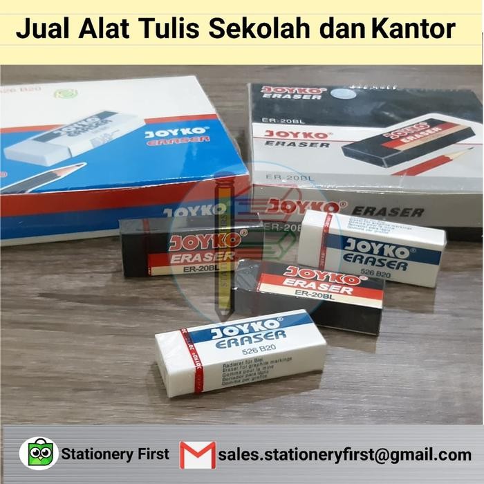 

NEW PRODUK PENGHAPUS ERASER 526-B20 (PUTIH)/ ER-20BL WARUNG ARA67