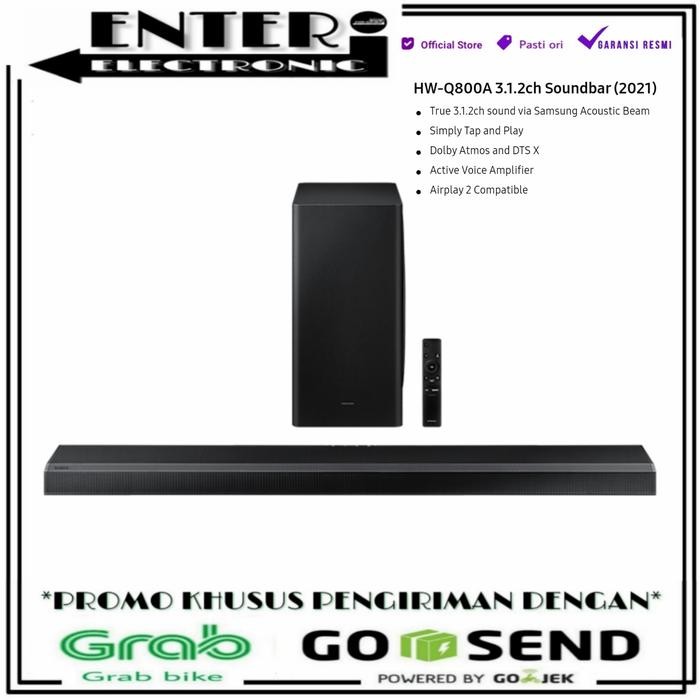 SAMSUNG HWQ800A - WIRELESS SOUNDBAR 3.1.2CH HW Q800A DOLBY ATMOS DTS X