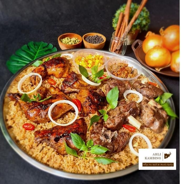 

ASLI Tampah Spesial -Nasi Kebuli/Mandhi Lauk Mix Kambing Goreng -Ayam READY STOCK