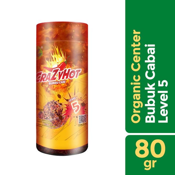 

Pilihan- Organic Center - Crazy Hot Level 5 Chili Powder Botol