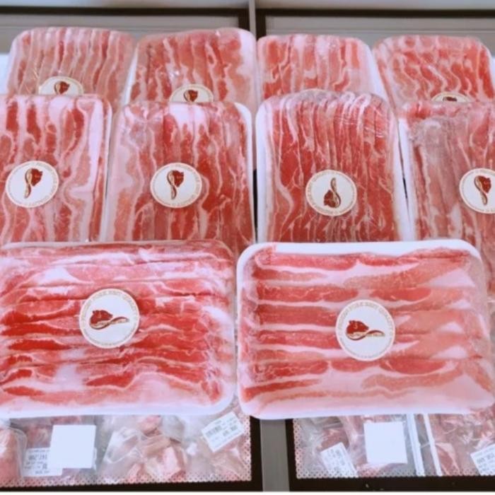 

Pilihan- Pork Belly Slice 1Mm / Samcan Slice / Samgyeopsal - Bbq - Shabu Shabu