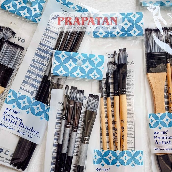 

Pilihan- Kuas Lukis Set V-Tec Premium Artist Paint Brush Set