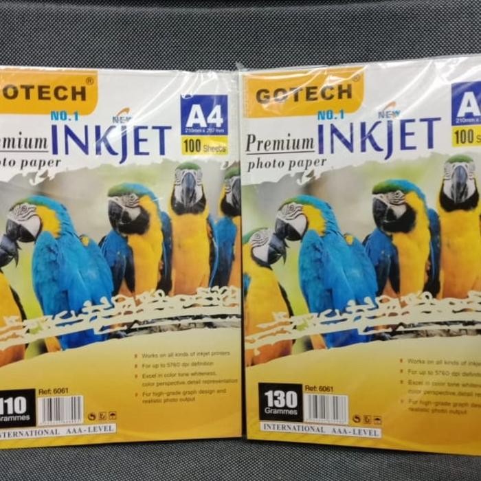 

Pilihan- Kertas A4 Inkjet Paper 130Gr