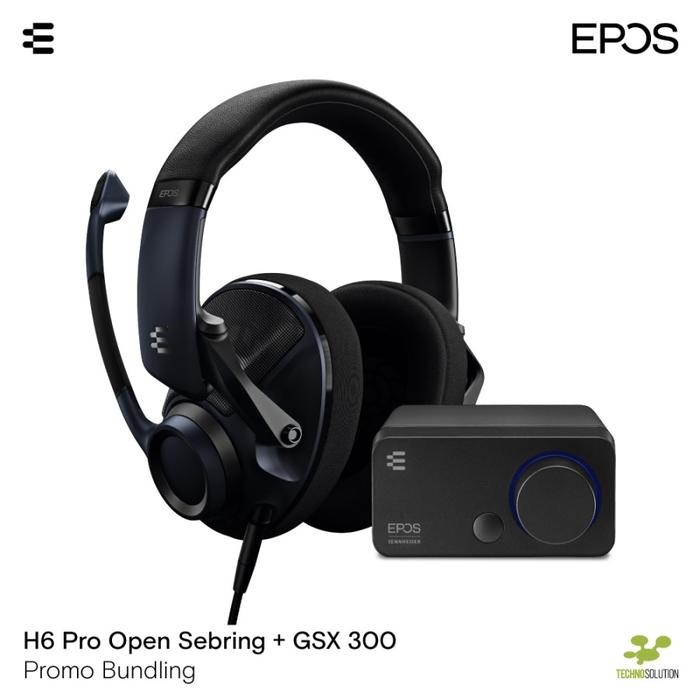 HOT SALE Epos H6 Pro Open / Closed + GSX 300 - GAMING HEADSET / SOUNDCARD
