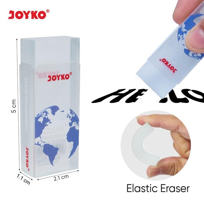 

Penghapus Transparan Eraser Joyko ERT-127 Clear Transparent