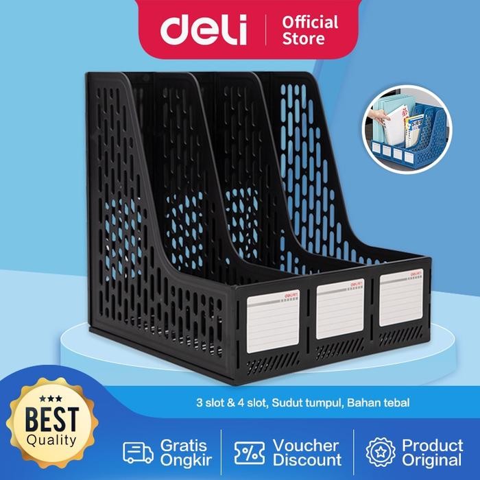 

Deli Magazine Container / File Tray / Box File Tempat Dokumen Bahan Plastik Tebal 7899X Penyimpanan