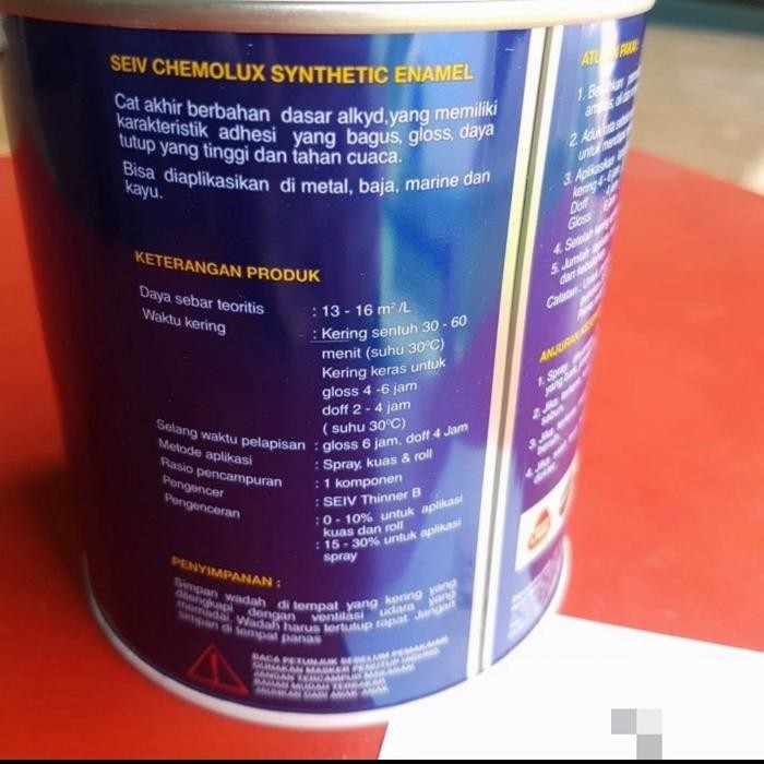 Promo Cat Besi Kayu,Cat Minyak Cat Seiv Super White Doff/Putih Dof