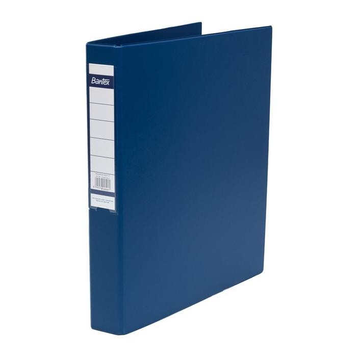 

Bantex Ring Binder 2 Ring O 25mm A4 Blue 8225 01