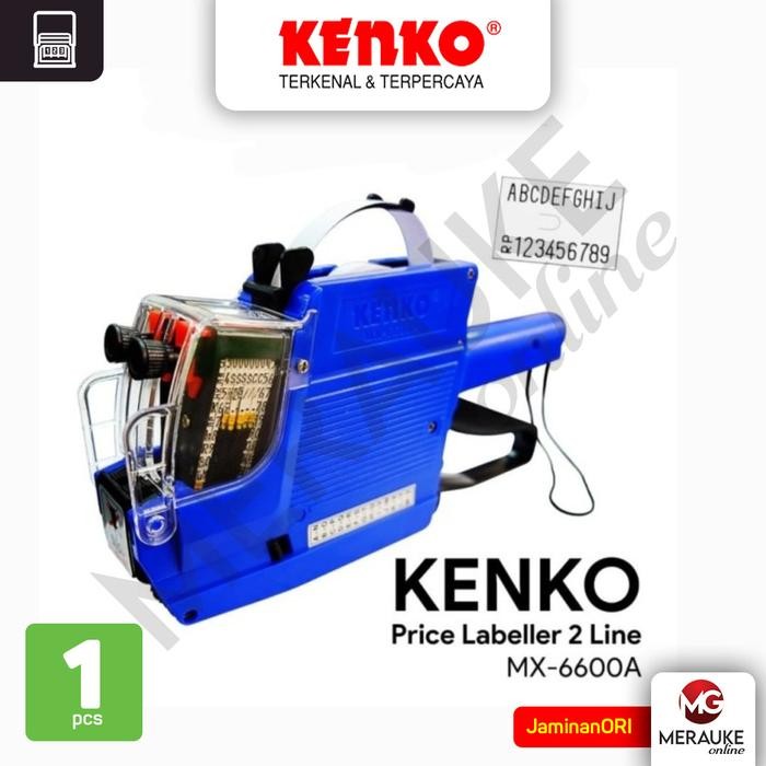 

KENKO PRICE LABELLER / ALAT LABEL HARGA 2 BARIS 10 DIGITS MX-6600A