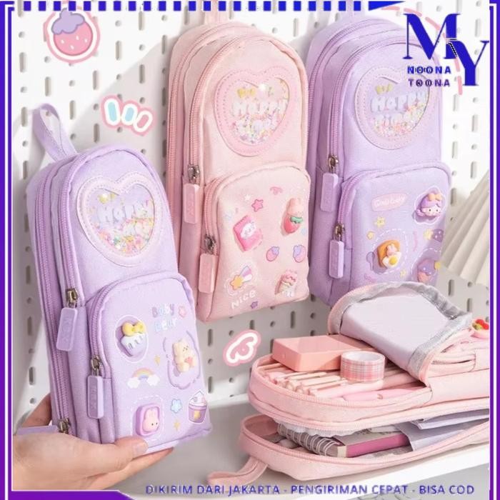 

TEMPAT PENSIL 3D 3 SEKAT RESLETING KOTAK PENSIL SEKOLAH ANAK KAPASITAS BESAR