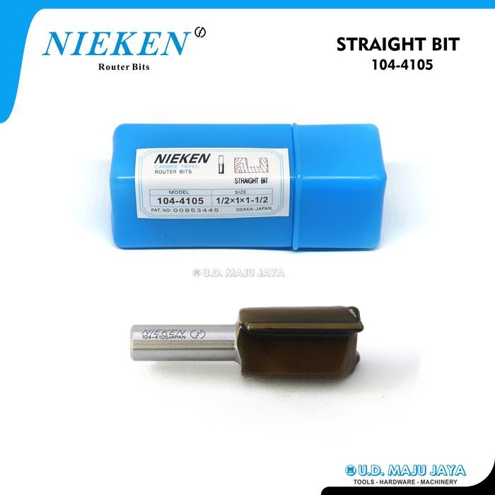 Nieken Router Bits 104-4105 ( Mata Profil Lurus / Straight Bit 25Mm )