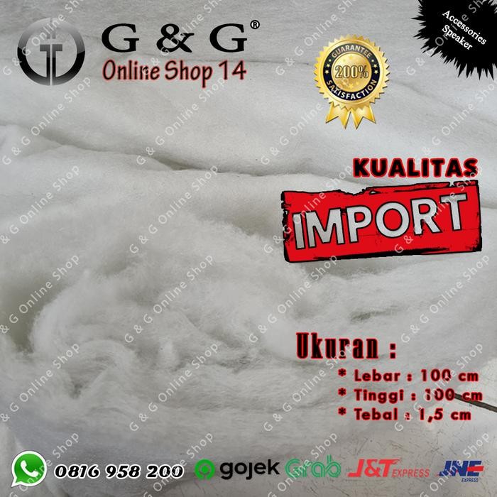 Peredam Speaker - Busa Speaker - Dakron - Glasswool untuk Speaker