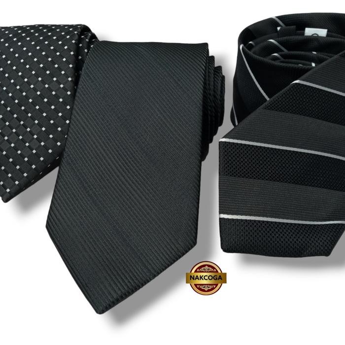 dasi hitam polos pria dasi pria formal