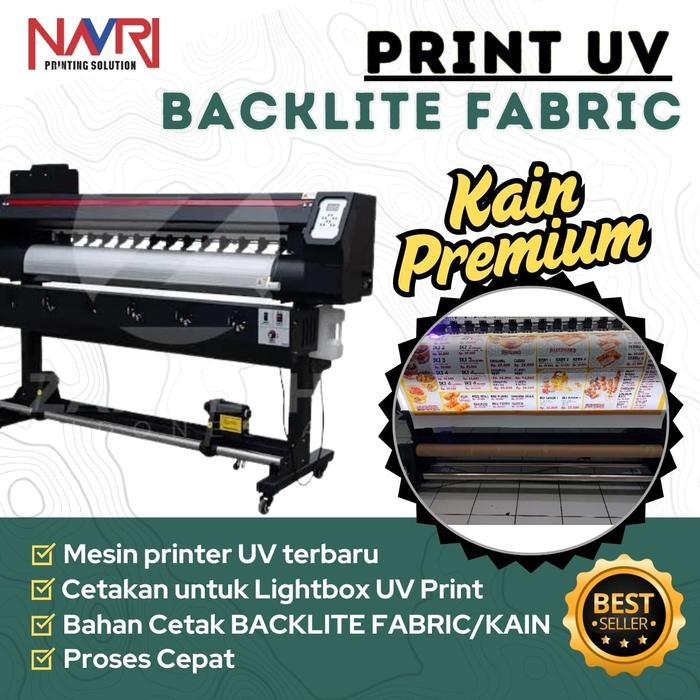 

Print UV backlite Fabric/kain Premium