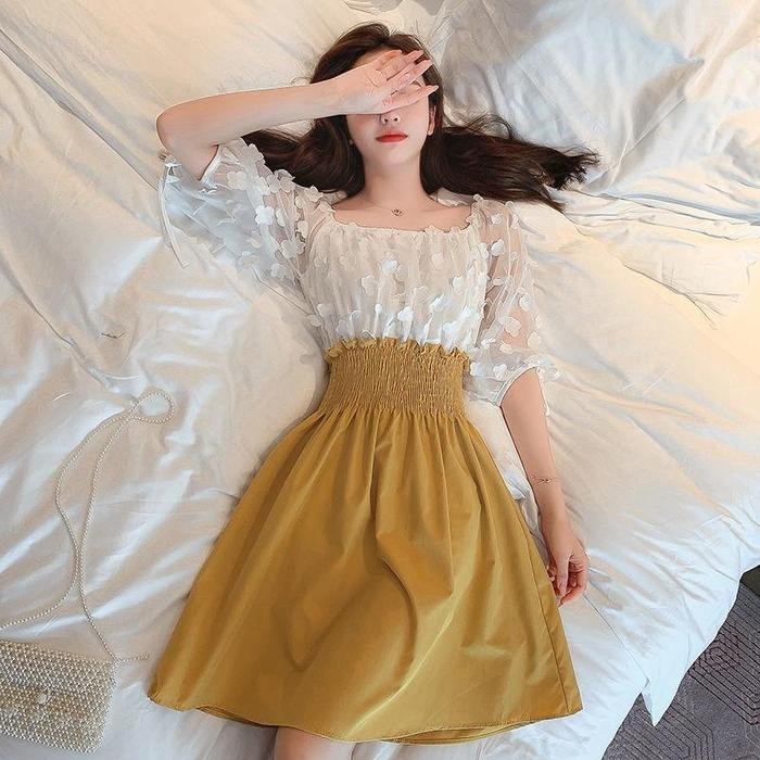 Pilihan- Susana Id [ Cod ] Mini Dress Korea D012