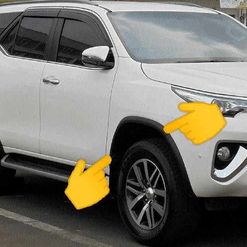 Over Fender/Spoiler Fender Depan Fortuner Vrz Original