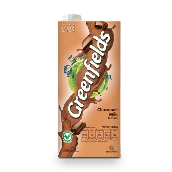 

Pilihan- Greenfields Uht Choco Malt 1000 Ml - Susu