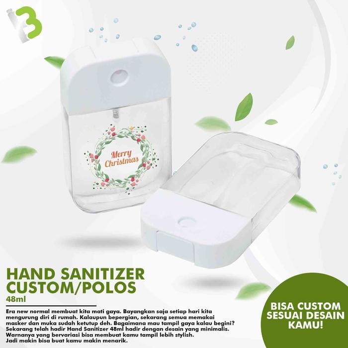 Pilihan- Custom Hand Sanitizer Botol Pocket Sanitizer Spray Uv Print 1 Sisi