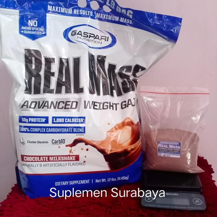 Gaspari Nutrition Real Mass Gainer Eceran 2Lbs Harga Grosir