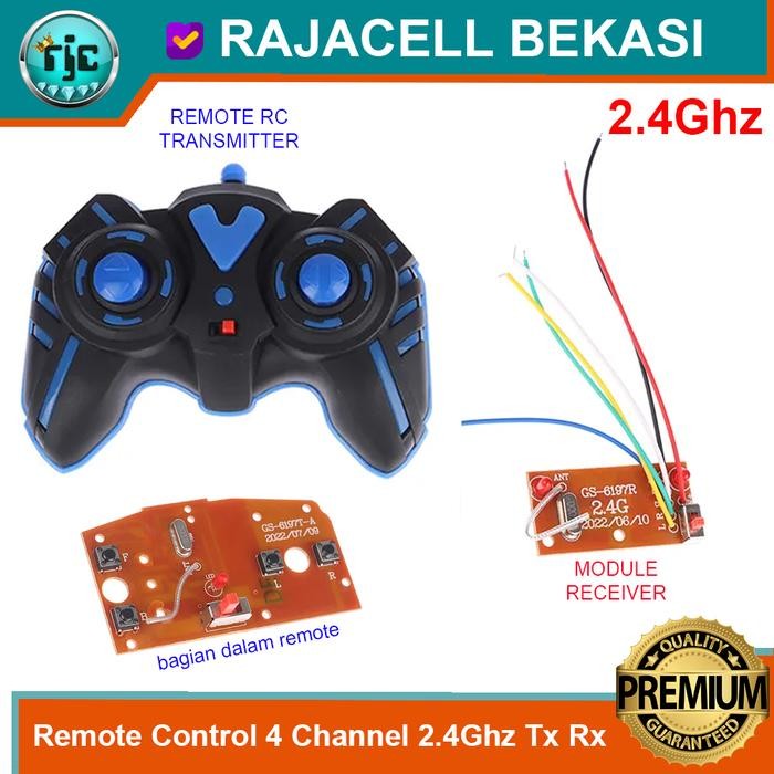 Pilihan- Module Pcb Mainan Rc Remote Control 2.4Ghz 4Ch Gs-6197 Universal