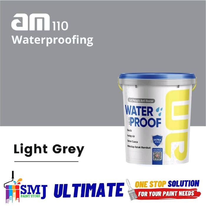 Terbaik Cat Pelapis Anti Bocor Am 110 Waterproofing Warna Light Grey 20Kg 100% Ori