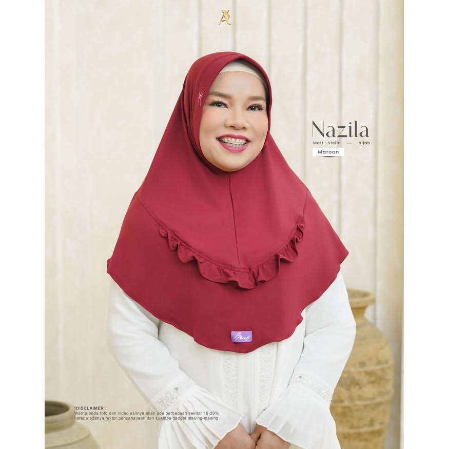 Pilihan- Ar Rafi X Oma Gala - Nazila Hijab - Hijab Bergo Pet Bahan Stella