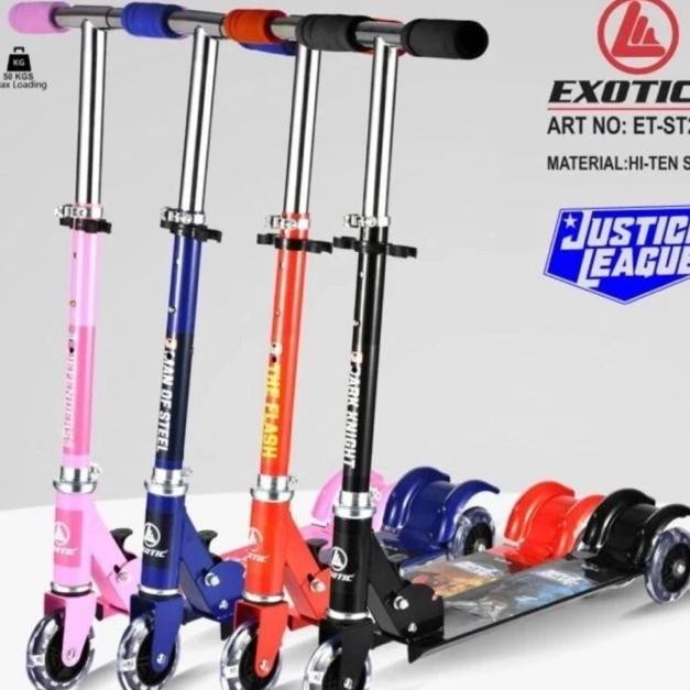 Scooter Sekuter Otoped Anak Bodi Besi EXOTIC