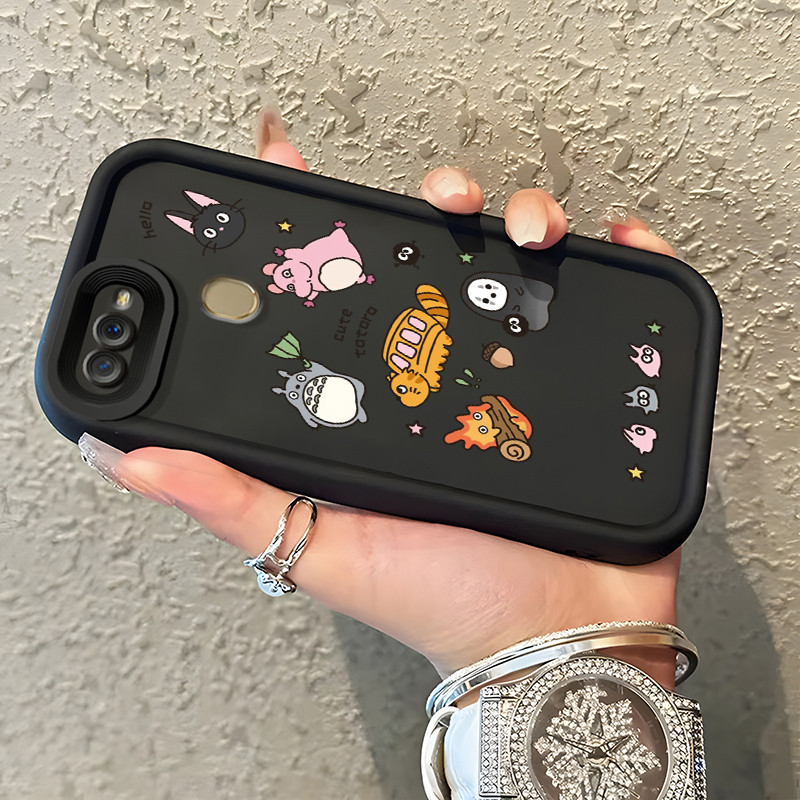 Casing Hp OPPO A7 OPPO A5s OPPO A12 OPPO A12S A11k Case Casing Karakter kartun pola HP Kasing Siliko