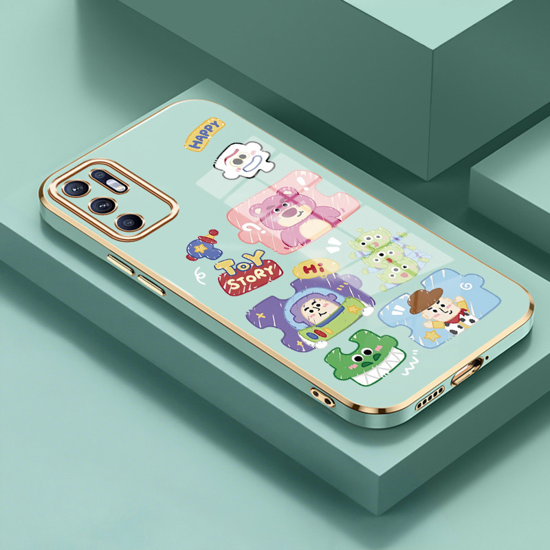 Casing Untuk OPPO Reno 6 4G Reno 6 5G Case Casing HP Softcase silikon Kasing elektroplating mewah an