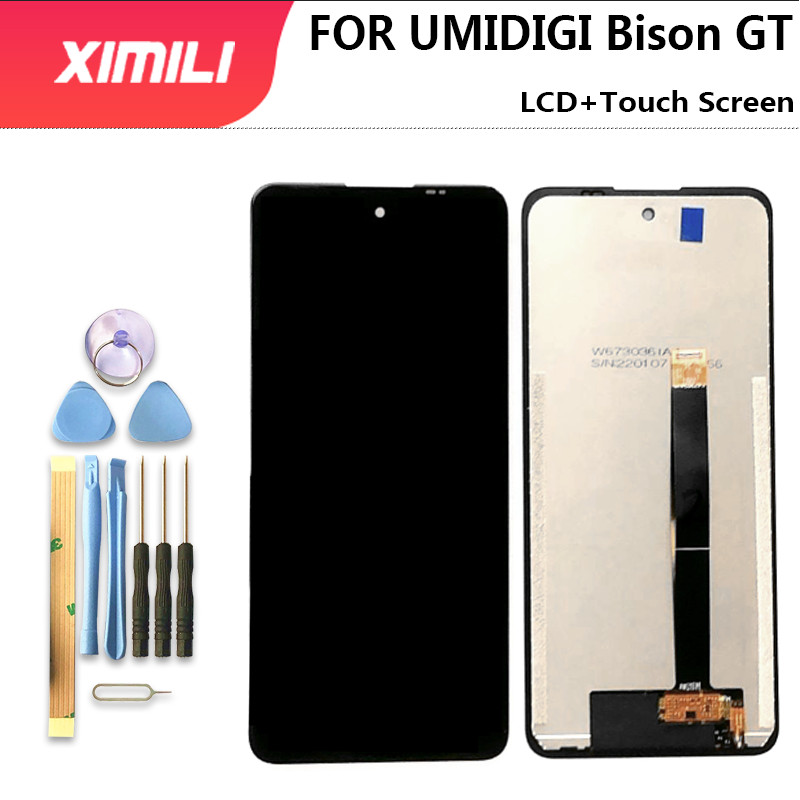 100% Original 6.67" UMIDIGI BISON GT LCD Display+Touch Screen Digitizer Tested LCD Screen Glass Pane