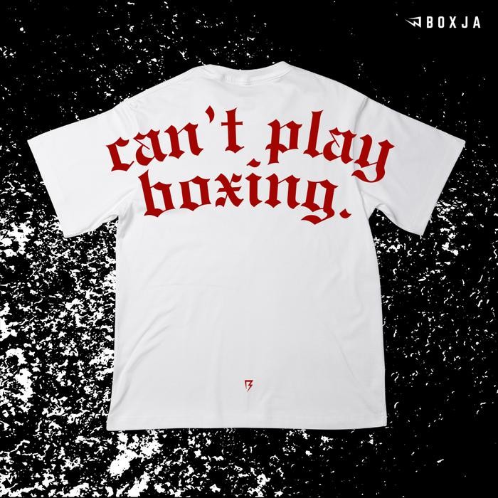 Kaos Baju Olahraga Tinju Boxing Boxja Can't Play Boxing Murah Original