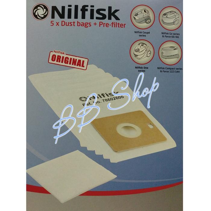 Nilfisk Dust Bags Set Kantong Debu Seri Coupe Neo One
