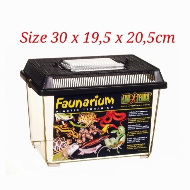 Exoterra Faunarium M / Kandang Kotak Box Reptil Gecko Ular Kodok