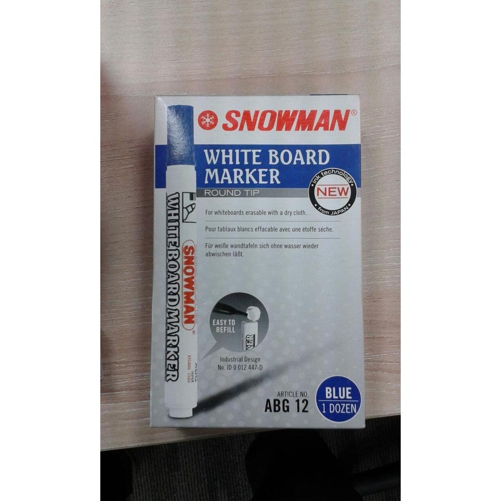 

New spidol SNOWMAN whiteboard ABG12