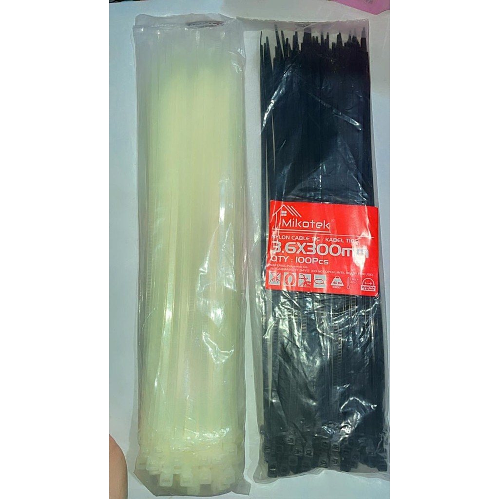 

OJ Kabel Ties 3.6 x 150 mm (15 cm) / Kabel Tis Tali Sabuk Pengikat