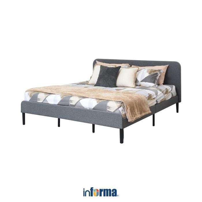 RJ INFORMA 160X200 CM LIO TEMPAT TIDUR - ABU-ABU