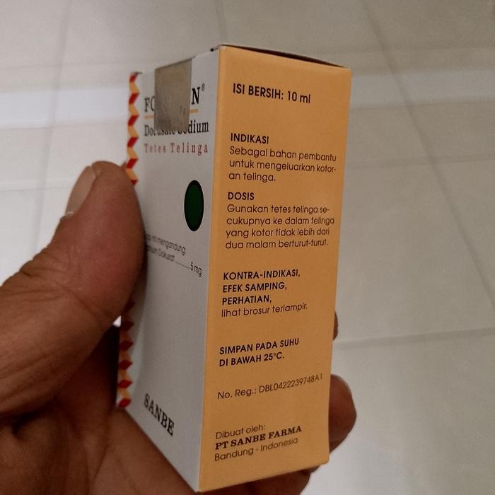 Forumen Obat Tetes Pembersih Telinga 15Ml Pasti Diskon