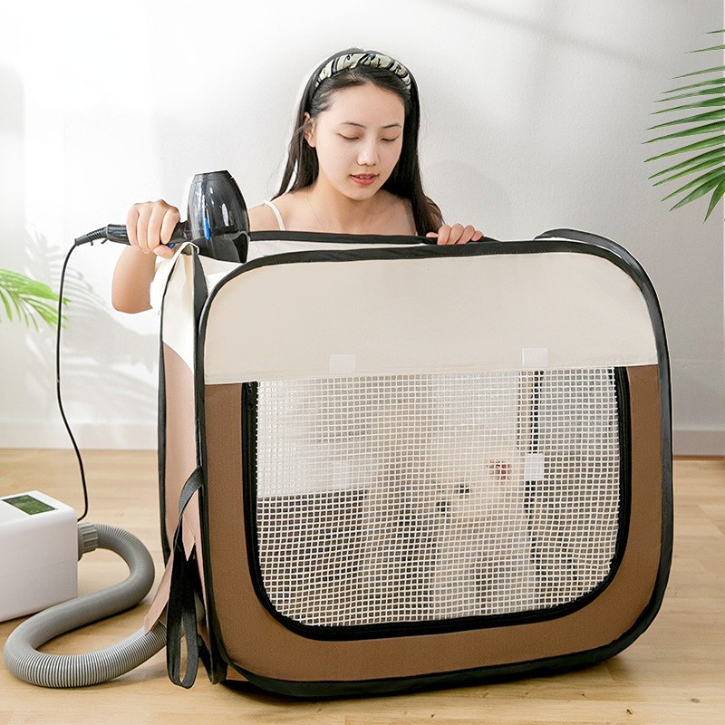 Pet Drying Box Pet Drying Bag Dog Cat Bath Drying Artifact Hair Dryer Drying Box Pet Grooming Dog Dr