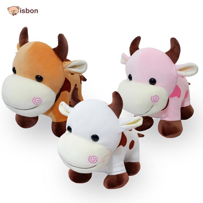 MJ Boneka Sapi Hollie Cow Hewan Ternak Perah Susu Mainan Anak Cowo Cewe