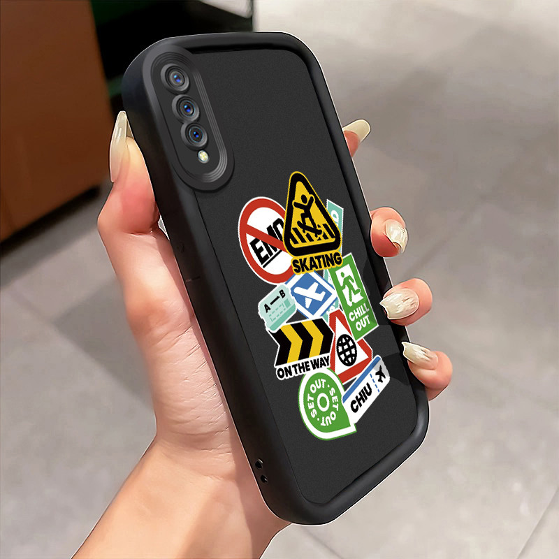 Casing Hp VIVO S1 VIVO S1 Pro Case Casing pola Kartu petunjuk Kesing HP Kasing mata langit tangga Ce