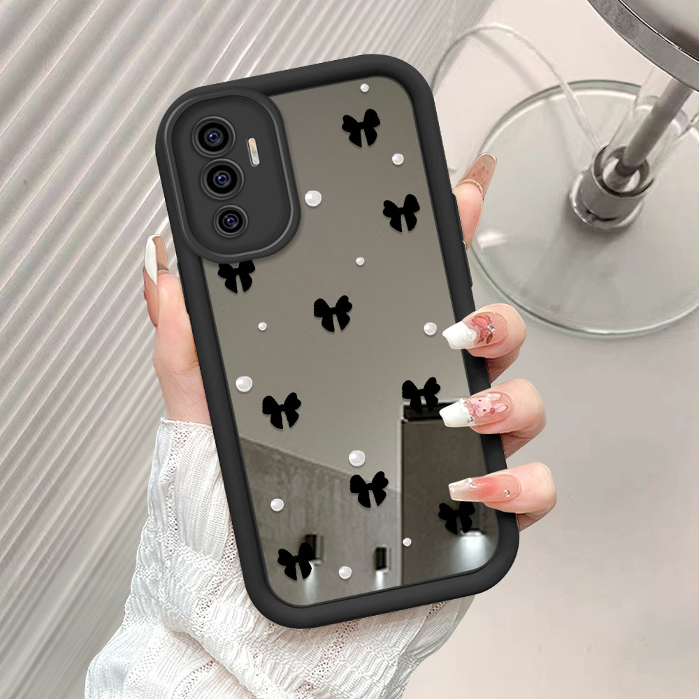 VIVO V23E 4G 5G Untuk Phone Case Cermin Softcase Mode Protect Lens Casing Ponsel Imut Mirror Cassing