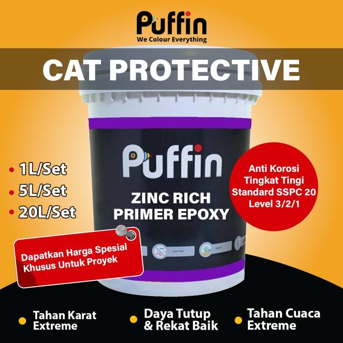 Cat Protective Puffin Zinc Rich Primer Epoxy Cat Galvanis Anti Karat